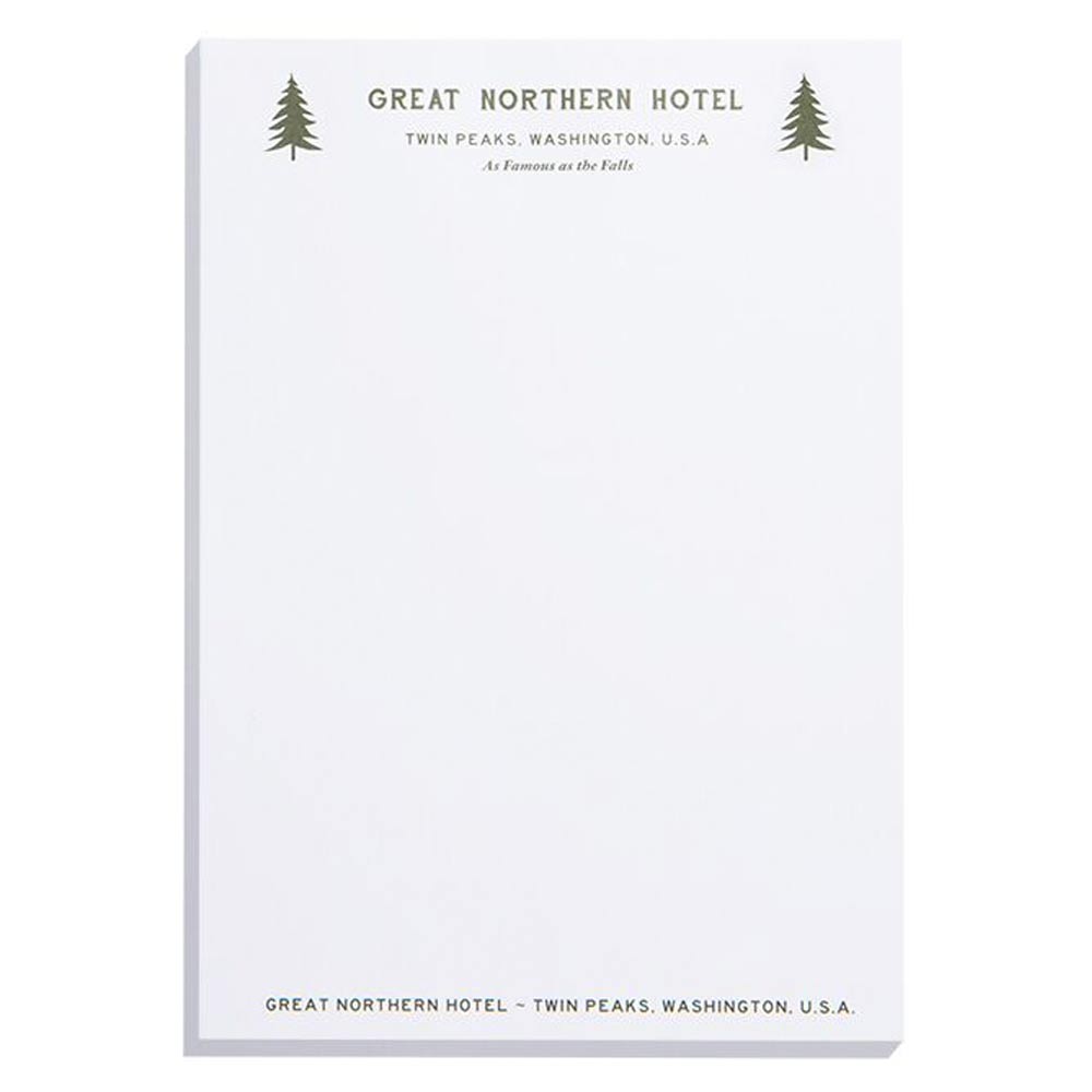 Twin Peaks Great Northern Hotel Notepad - Paramount Shop