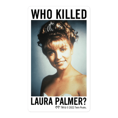 Twin Peaks Laura Palmer Task Force Die Cut Sticker - Paramount Shop