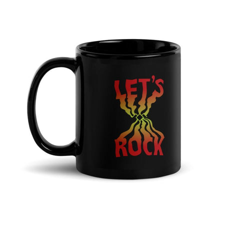 Twin Peaks Let's Rock Black Mug - Paramount Shop