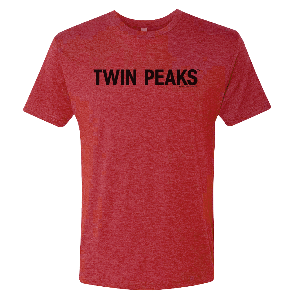 Twin Peaks Logo Men's Tri - Blend T - Shirt - Paramount Shop