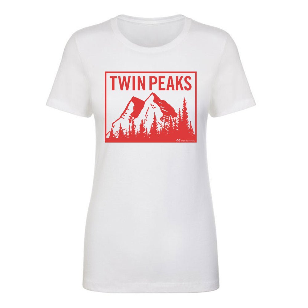 Twin Peaks Mountain Range Women's Short Sleeve T - Shirt - Paramount Shop