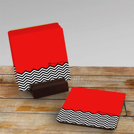 Twin Peaks Red Room Coasters - Set of 4 - Paramount Shop