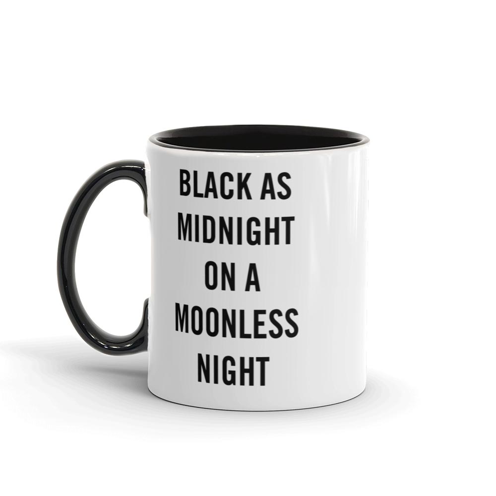 Twin Peaks Simple Black as Midnight Two - Tone Mug - Paramount Shop