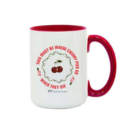 Twin Peaks This Must Be Where Pies Go When They Die Two - Tone Mug - Paramount Shop