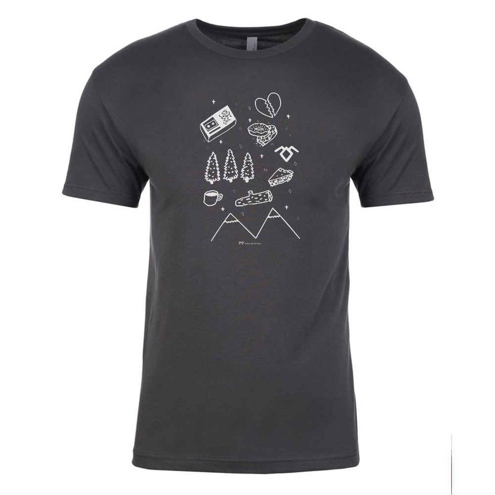 Twin Peaks TP Icons Adult Short Sleeve T - Shirt - Paramount Shop