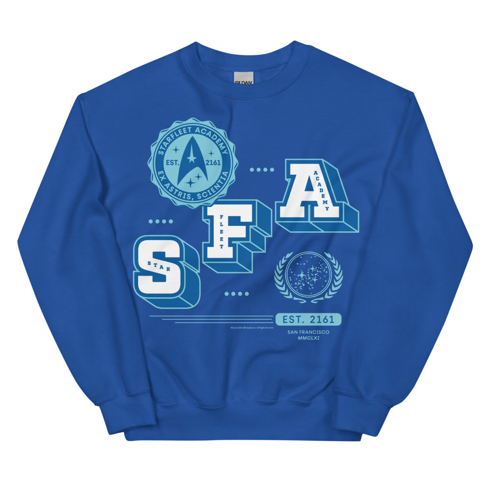 Star Trek Starfleet Academy Sudadera de cuello redondo SFA