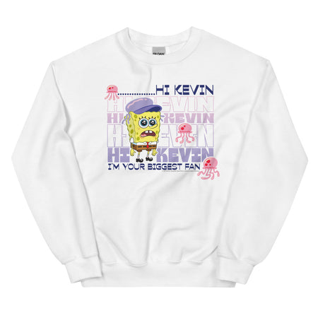 SpongeBob Schwammkopf Hi Kevin Fleece Sweatshirt mit Rundhalsausschnitt