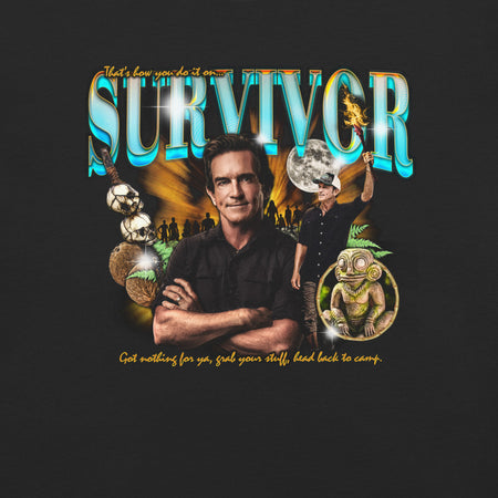 Survivor Jeff Heartthrob T-Shirt surdimensionné