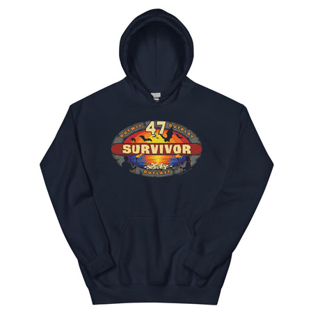 SURVIVOR Saison 47 Logo Unisexe Sweat à capuche