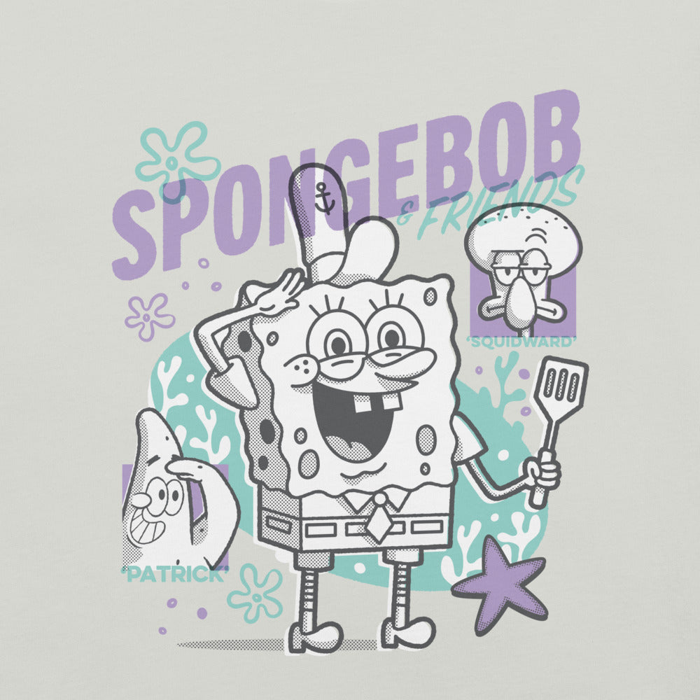 Bob l'éponge Bob l'éponge et ses amis Unisexe T-shirt