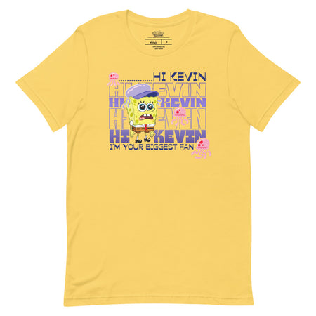 Bob l'éponge Bonjour Kevin Unisexe T-shirt