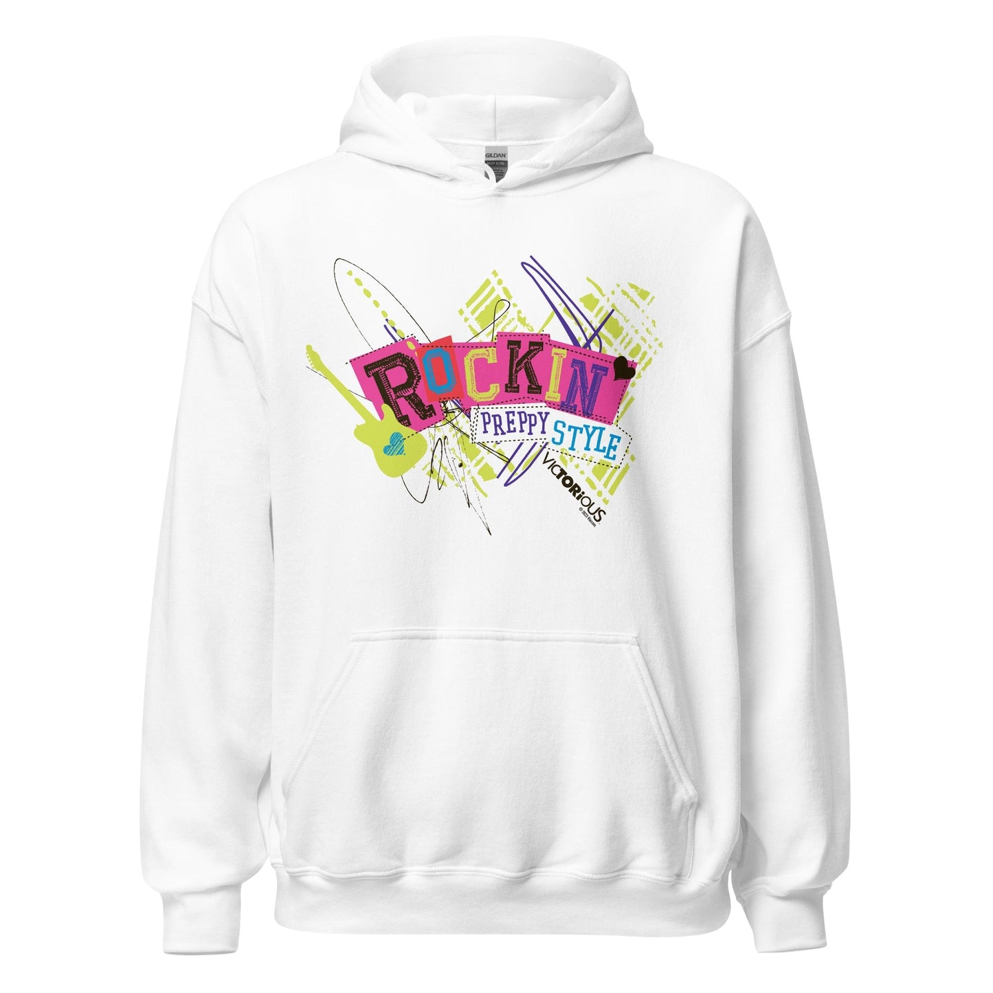 Victorious Rockin' Preppy Style Adult Hooded Sweatshirt - Paramount Shop