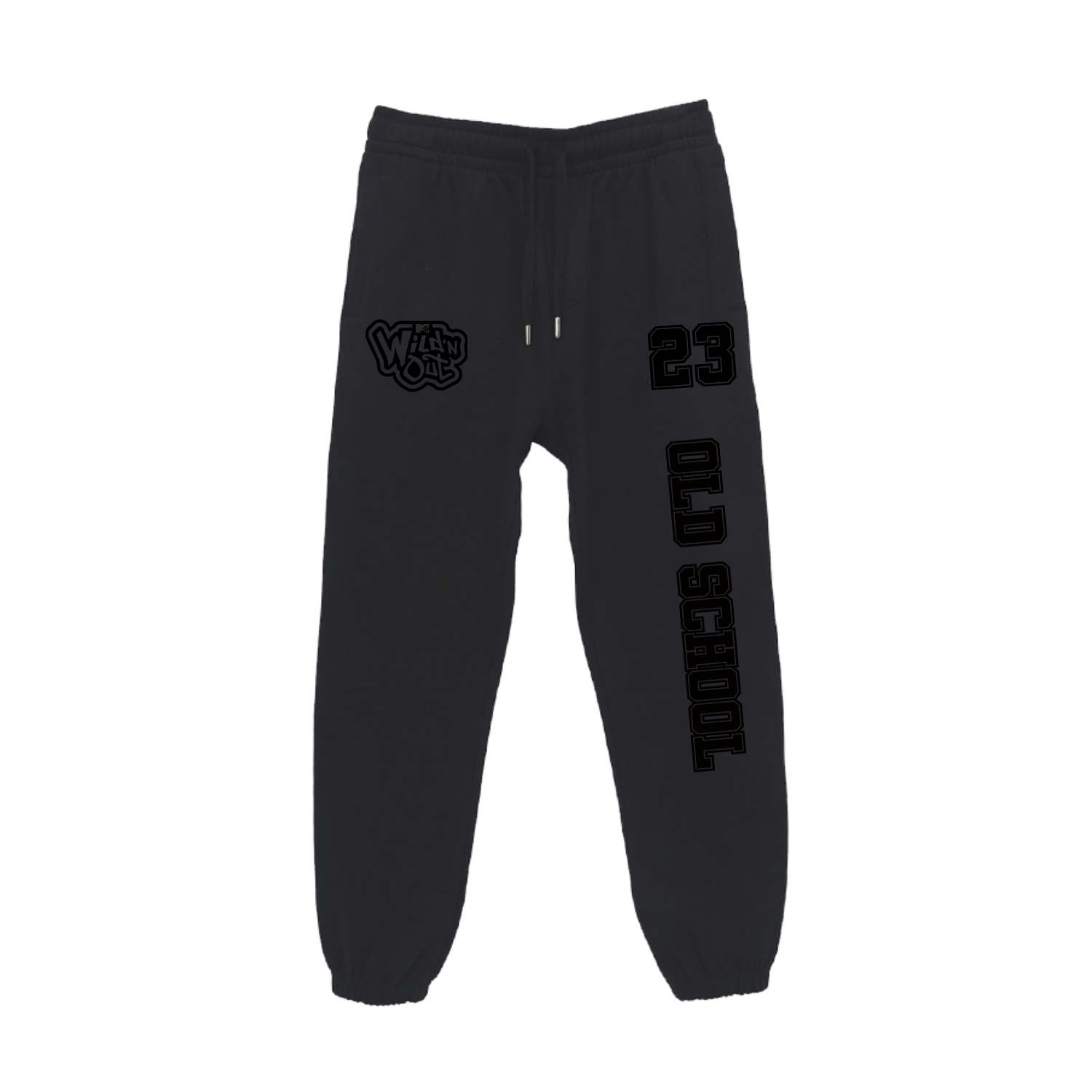 Wild 'N Out Black on Black Old School Vintage Joggers