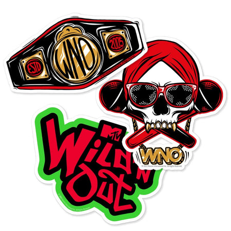 Wild 'N Out Die Cut Sticker Pack of 3 - Paramount Shop