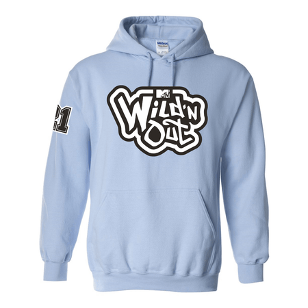 Wild 'N Out Logo Light Blue Hooded Sweatshirt - Paramount Shop