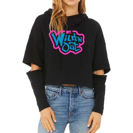 Wild 'N Out Neon Logo Women's Cut Out Hooded Sweatshirt - Paramount Shop