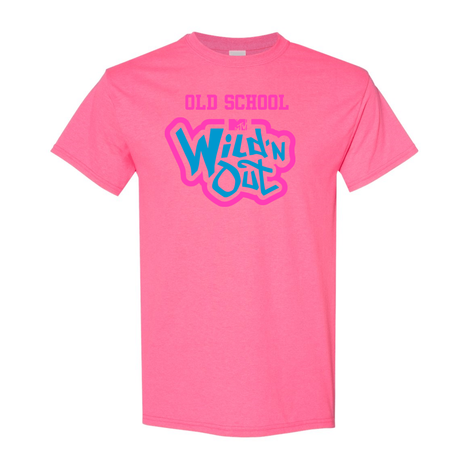 Wild 'N Out Neon Pink Old School Adult Short Sleeve T - Shirt - Paramount Shop
