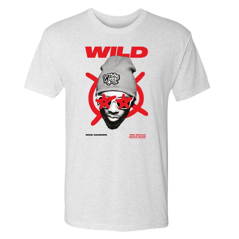 Wild 'N Out Nick Cannon Red Squad Men's Tri - Blend T - Shirt - Paramount Shop