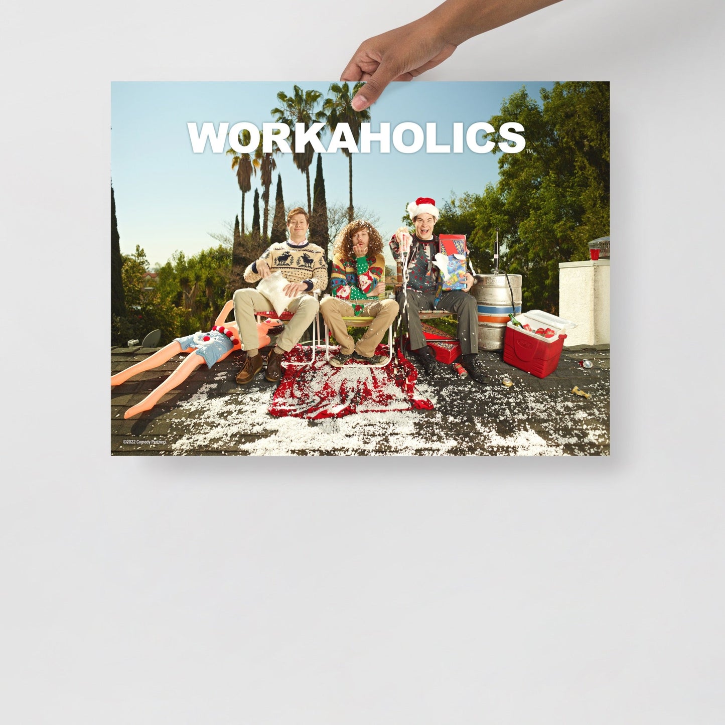 Workaholics Rooftop Premium Poster - Paramount Shop