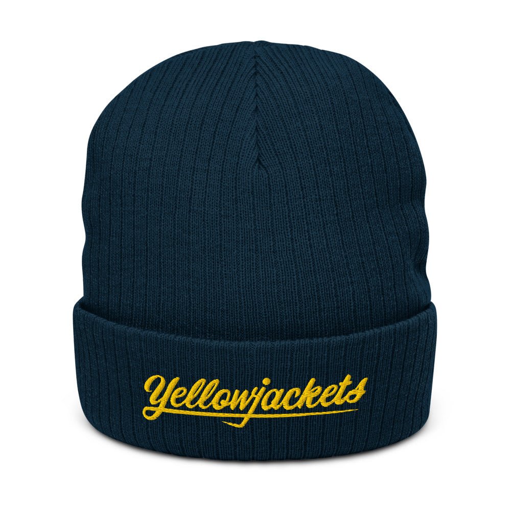 Yellowjackets Logo Gorro reciclado con puño