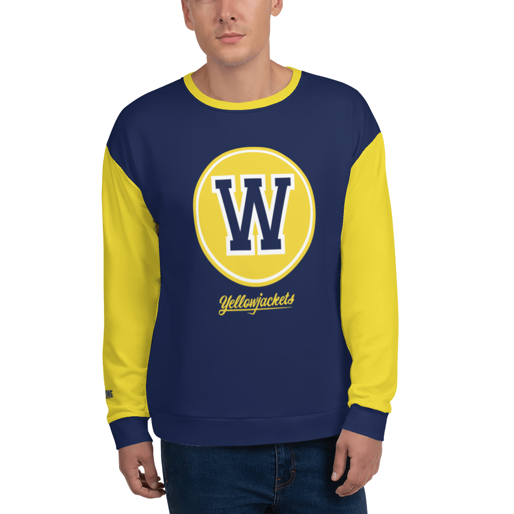 Yellowjackets W Varsity Logo Unisex Crew Neck Sweatshirt - Paramount Shop