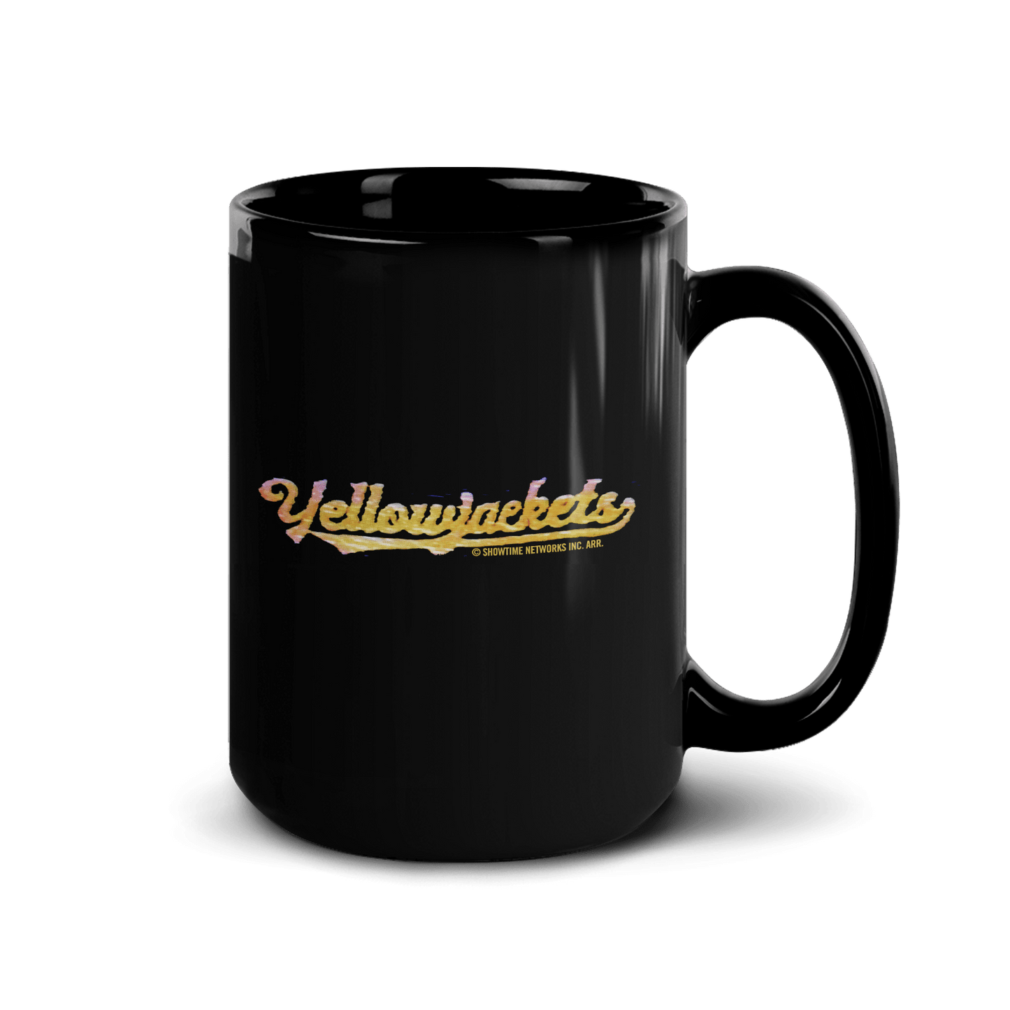 Yellowjackets Wolf TV Glitch Black Mug - Paramount Shop