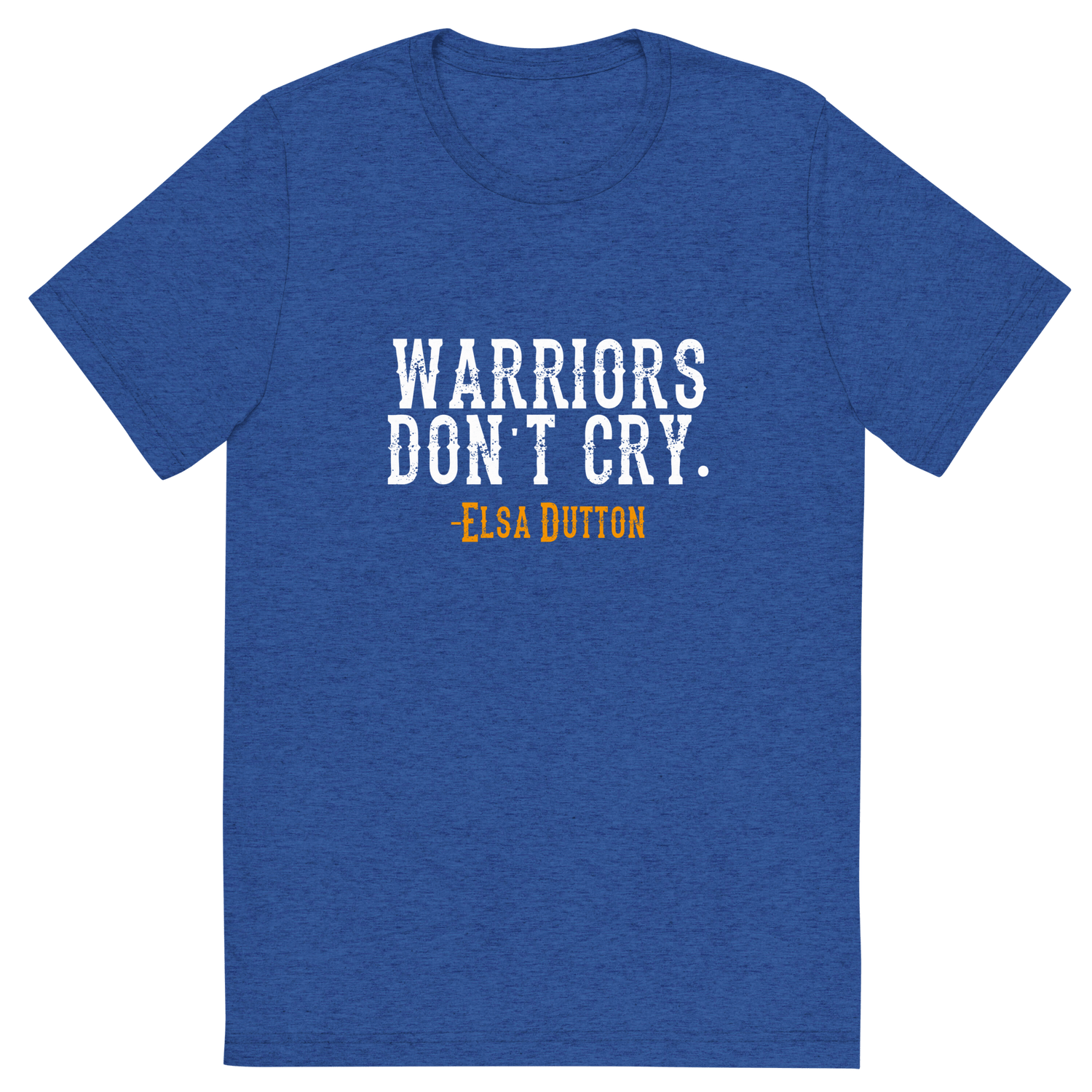Yellowstone 1883 Warriors Don't Cry Adult Tri - Blend T - Shirt - Paramount Shop
