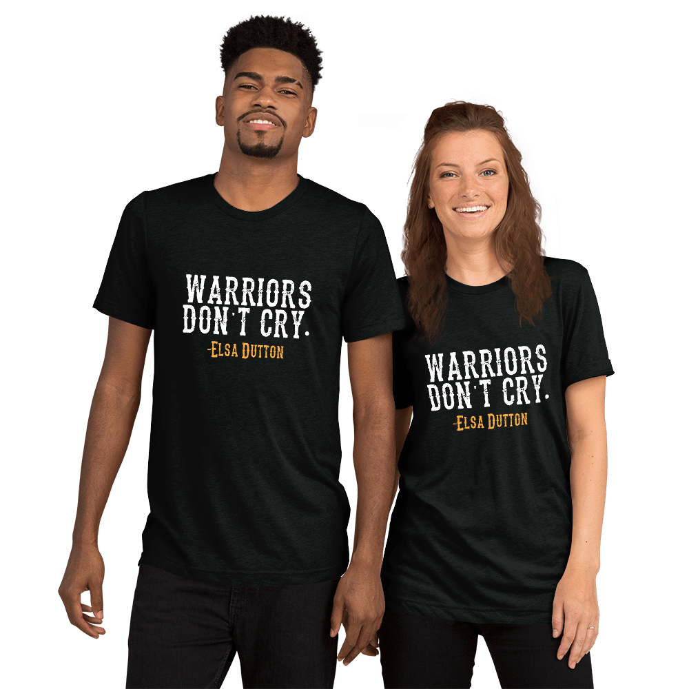 Yellowstone 1883 Warriors Don't Cry Adult Tri - Blend T - Shirt - Paramount Shop
