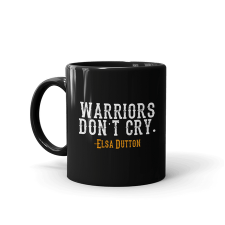 Yellowstone 1883 Warriors Don't Cry Black Mug - Paramount Shop