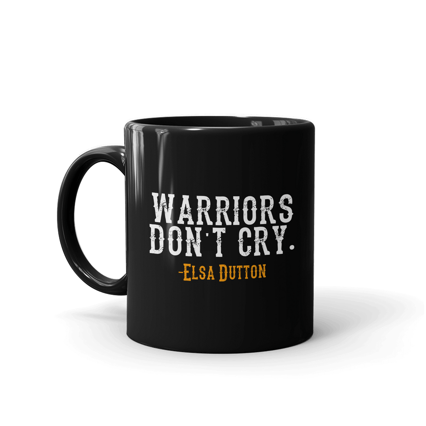 Yellowstone 1883 Warriors Don't Cry Black Mug - Paramount Shop