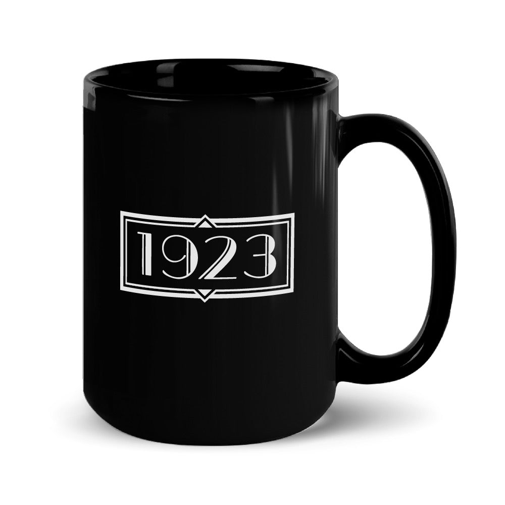 Yellowstone 1923 Logo Black Mug - Paramount Shop