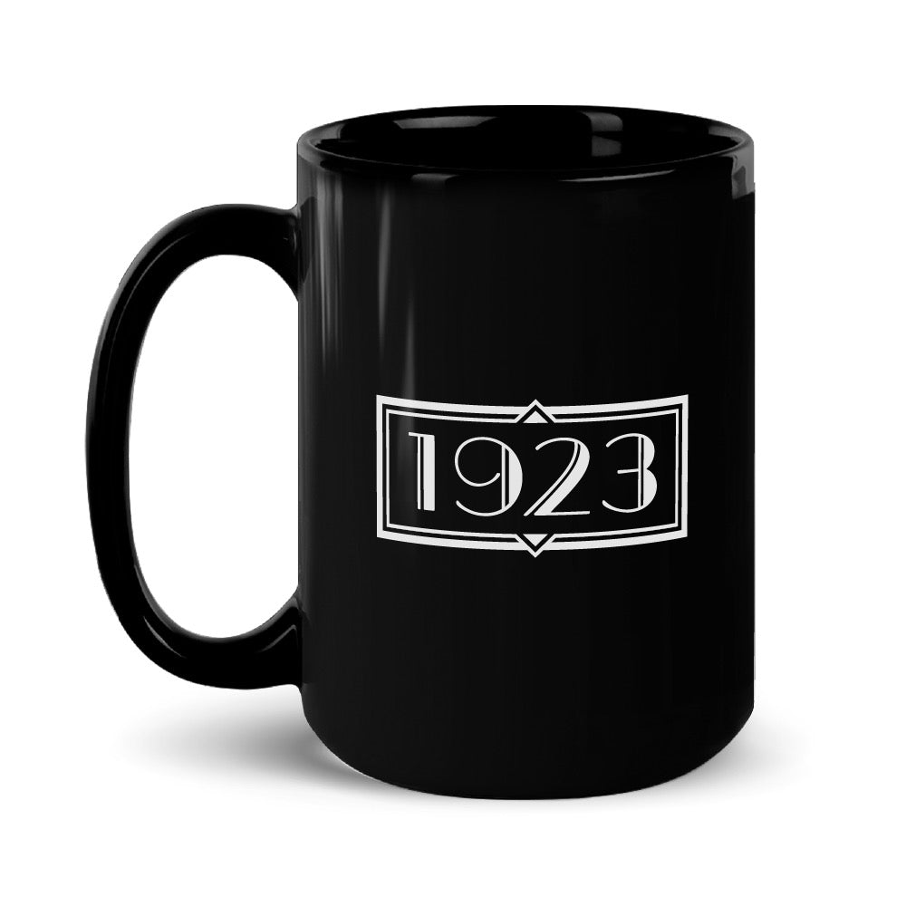 Yellowstone 1923 Logo Black Mug - Paramount Shop