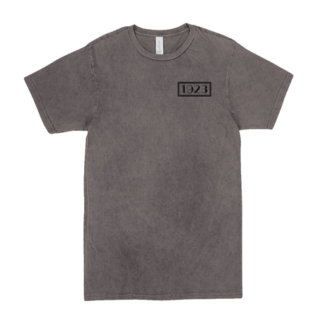 Yellowstone 1923 Logo Left Chest Distressed T - Shirt - Paramount Shop