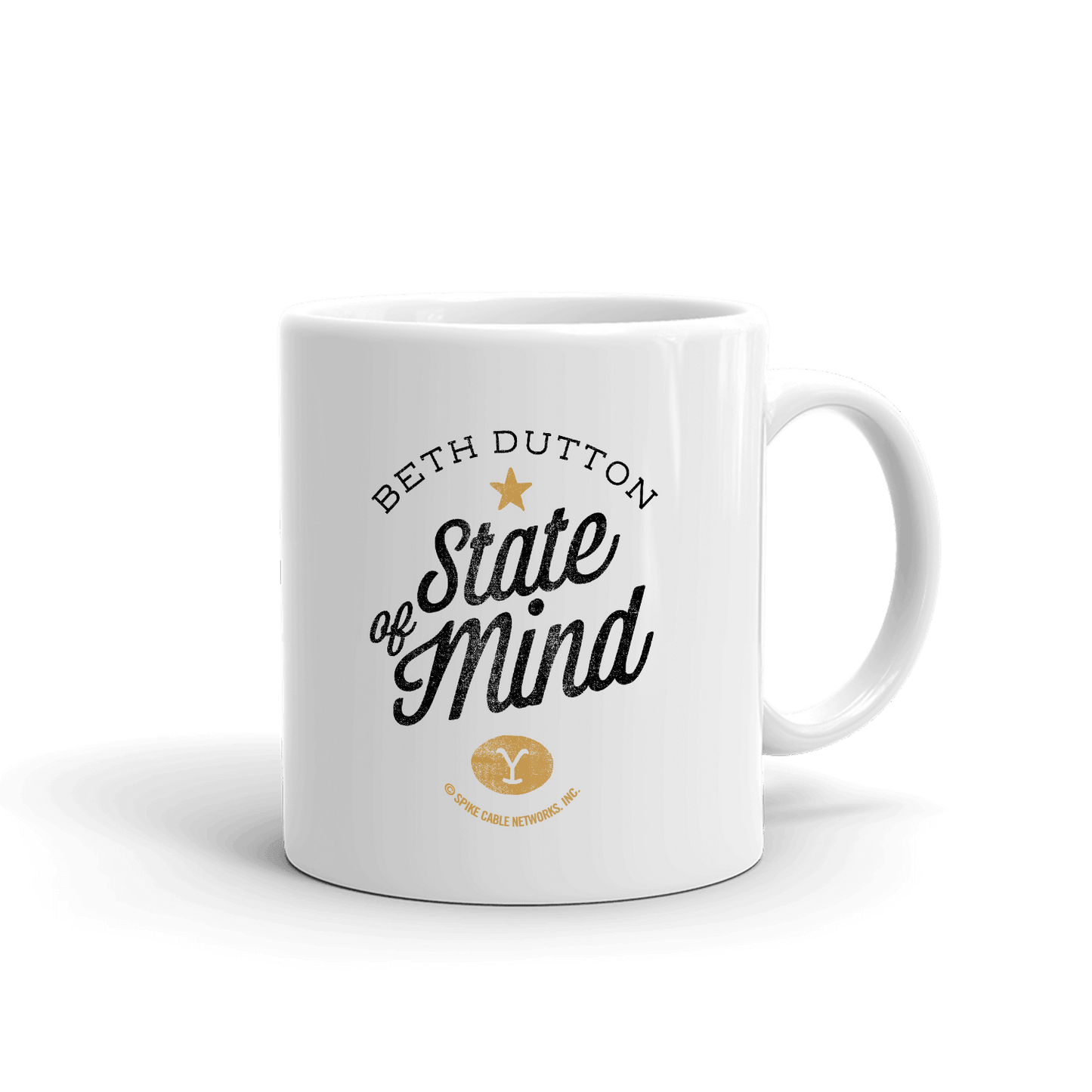 Yellowstone Beth Dutton State of Mind White Mug - Paramount Shop