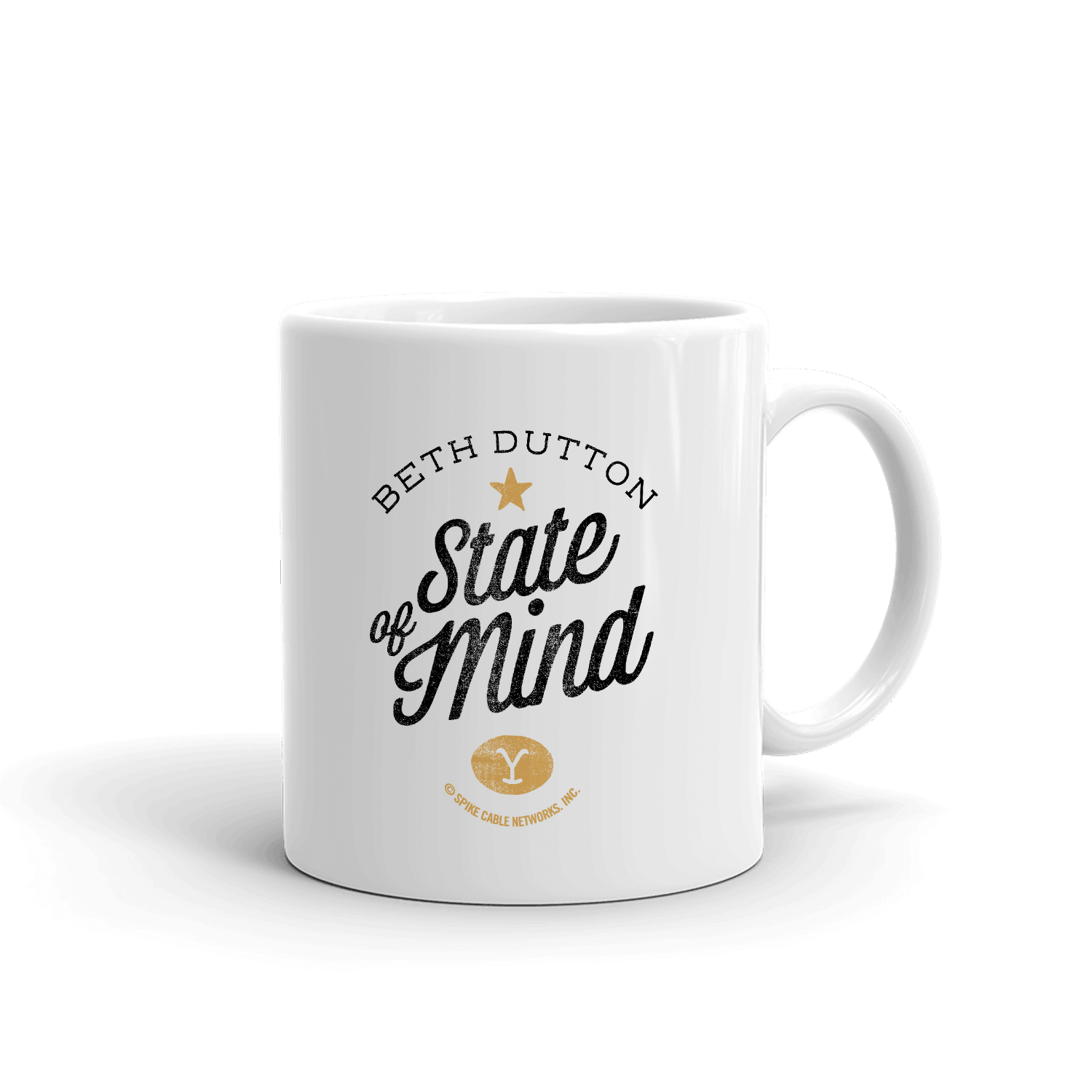 Yellowstone Beth Dutton State of Mind White Mug - Paramount Shop