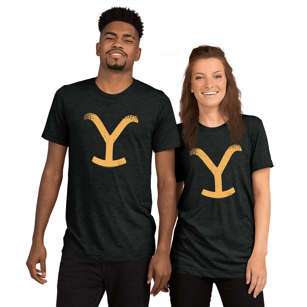 Yellowstone Big Y Logo Tri - Blend T - Shirt - Paramount Shop