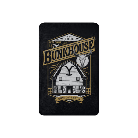 Yellowstone Bunkhouse Premium Sherpa Blanket - Paramount Shop