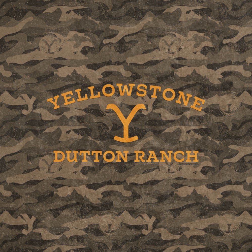 Yellowstone Camo Sherpa Blanket - Paramount Shop