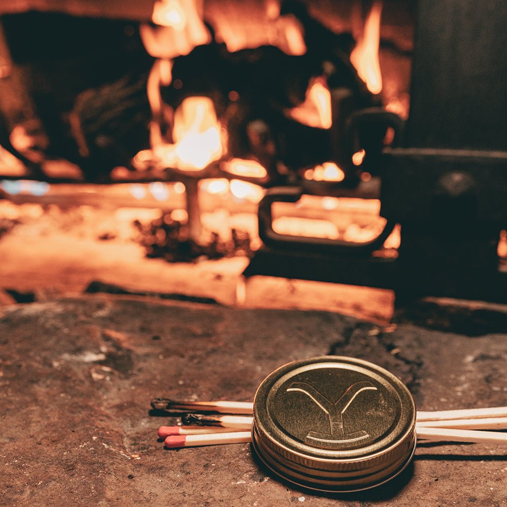 Yellowstone Campfire Suede Candle - Paramount Shop