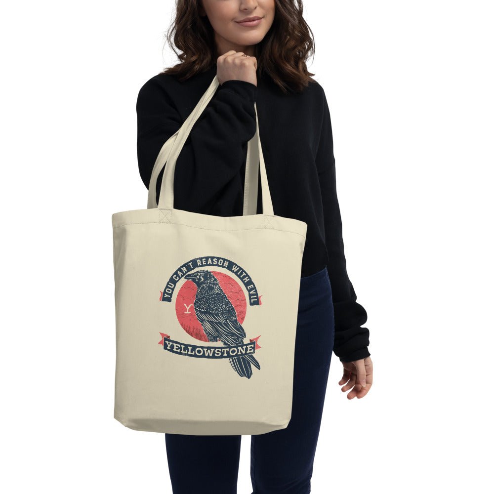 Yellowstone Can't Reason With Evil Eco Tote Bag - Paramount Shop