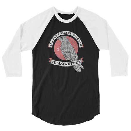 Yellowstone Can't Reason With Evil Raglan T - Shirt - Paramount Shop