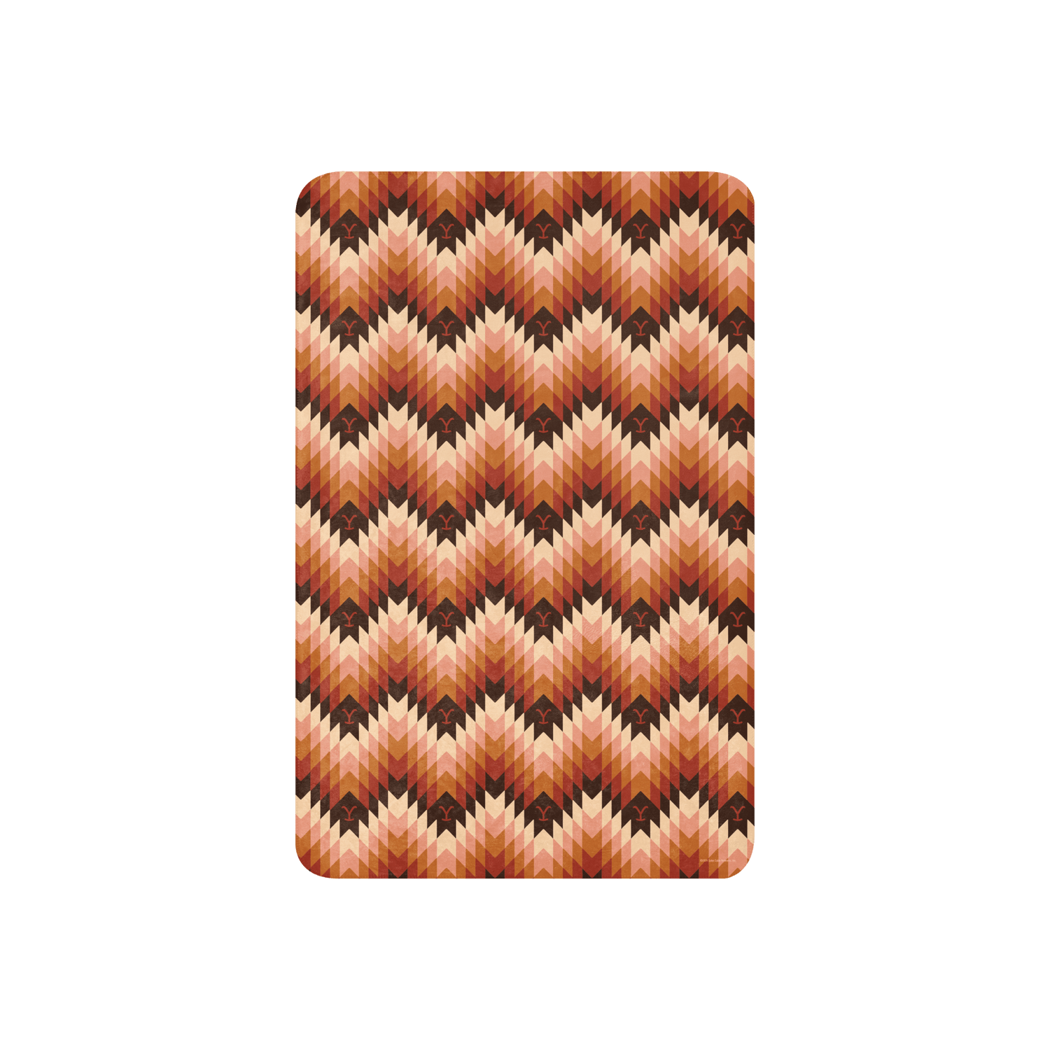 Yellowstone Chevron Pattern Sherpa Blanket - Paramount Shop