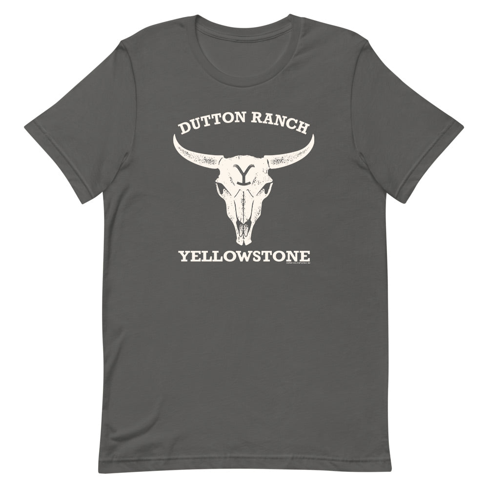 Yellowstone Cow Skull Adult Short Sleeve T - Shirt - Paramount Shop