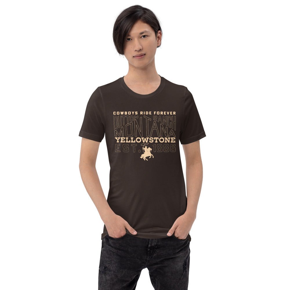 Yellowstone Cowboys Ride Forever Unisex T-Shirt - Paramount Shop