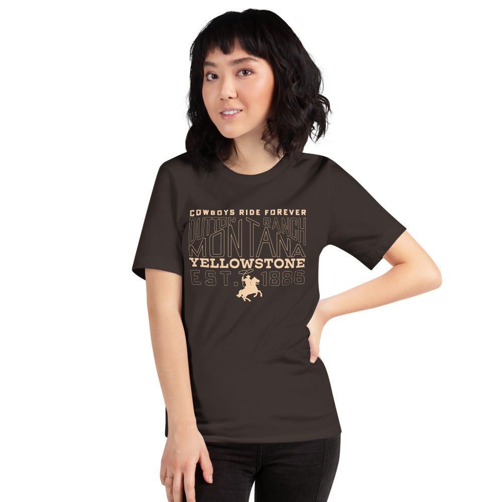 Yellowstone Cowboys Ride Forever Unisex T-Shirt - Paramount Shop