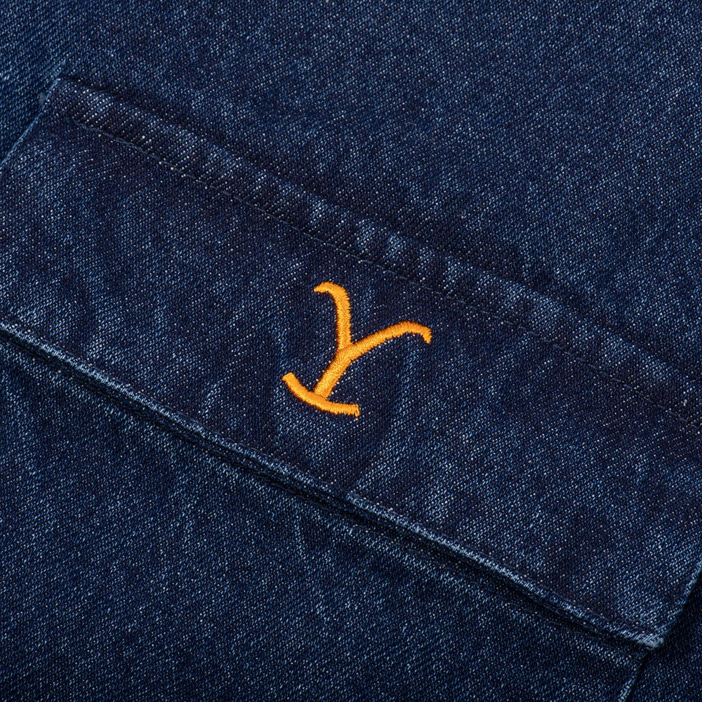 Yellowstone Denim Embroidered Barn Jacket - Paramount Shop