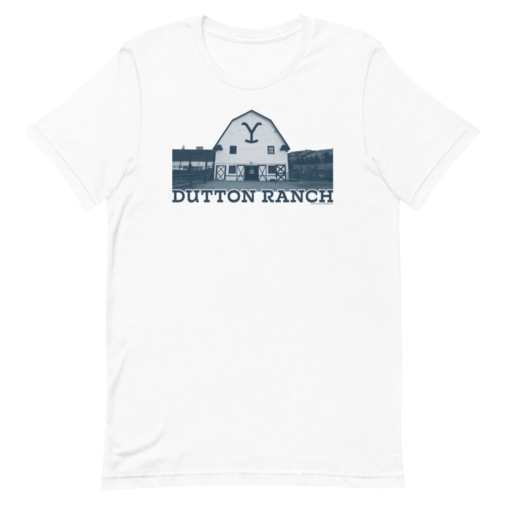 Yellowstone Dutton Ranch Barn Adult Short Sleeve T - Shirt - Paramount Shop