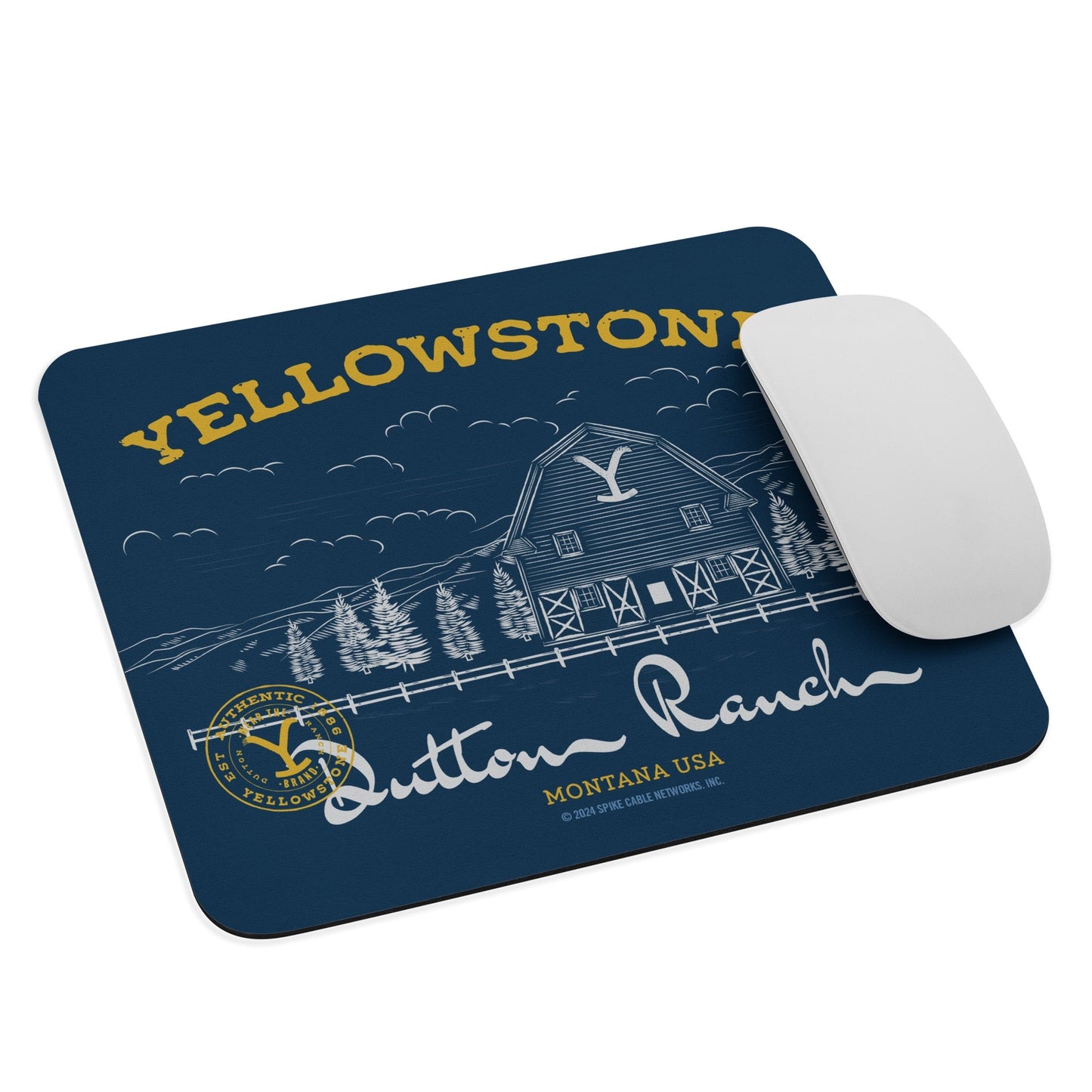 Yellowstone Dutton Ranch Barn Mouse Pad - Paramount Shop