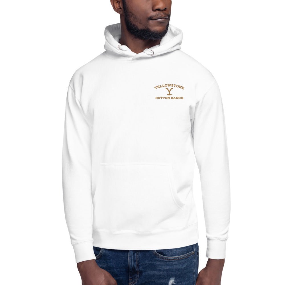 Yellowstone Dutton Ranch Embroidered Unisex Hoodie - Paramount Shop