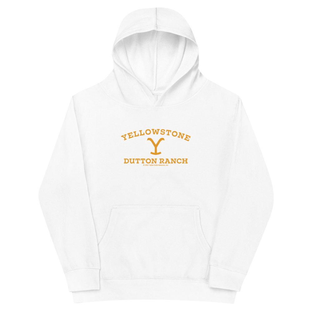 Yellowstone Dutton Ranch Logo Kids Hooded Sweatshirt - Paramount Shop